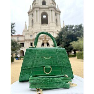 Kayla Green Italian top handle bags